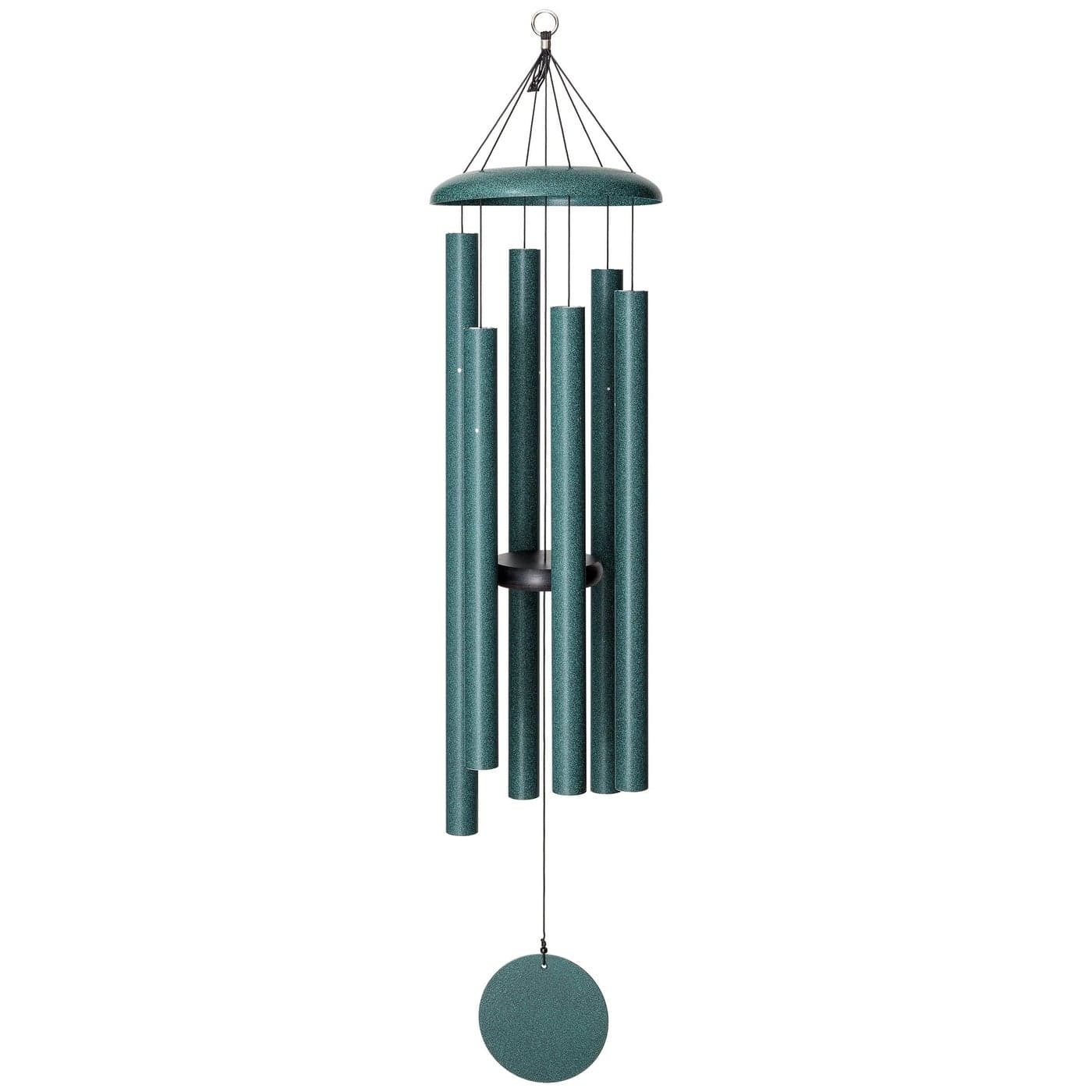 Corinthian Bells by Wind River 50 inch Green Wind Chime for Patio Backyard Garden and Outdoor Decor Aluminum Chime Made in The USA