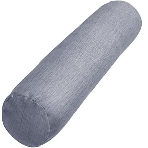 1 MIDDLE ONE Body Pillow, Bolster Pillow with Cooling Cover, Long Round Roll Cylinder Pillow for Bed, 35" x 7.87", Grey
