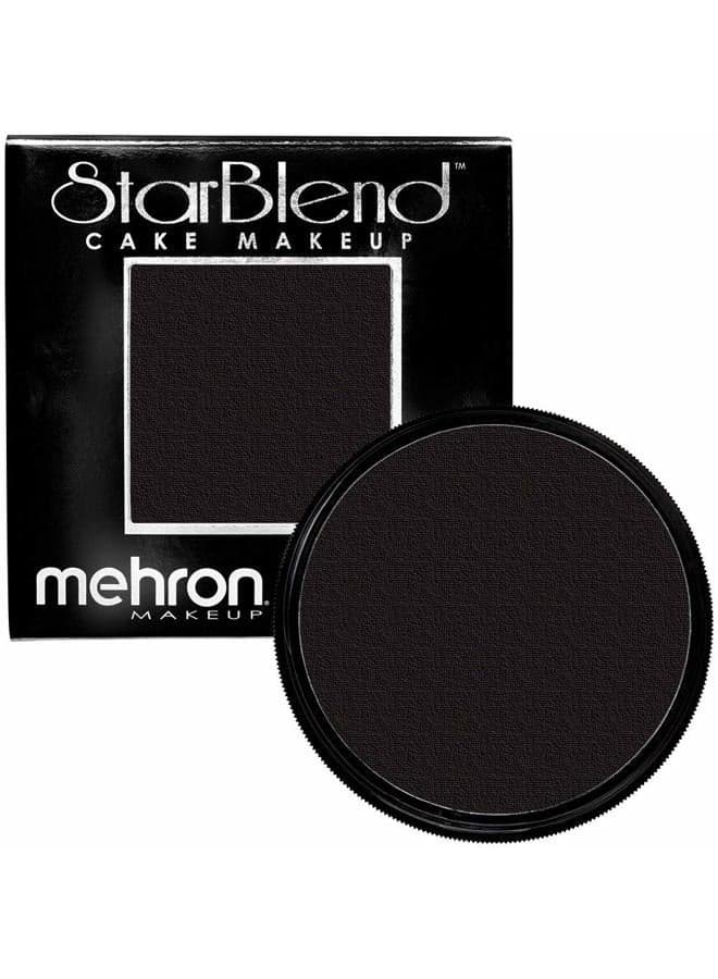 Makeup StarBlend Cake Makeup | Wet/Dry Pressed Powder Face | Powder Foundation | Black Body and Face Paint 2 oz (56g)
