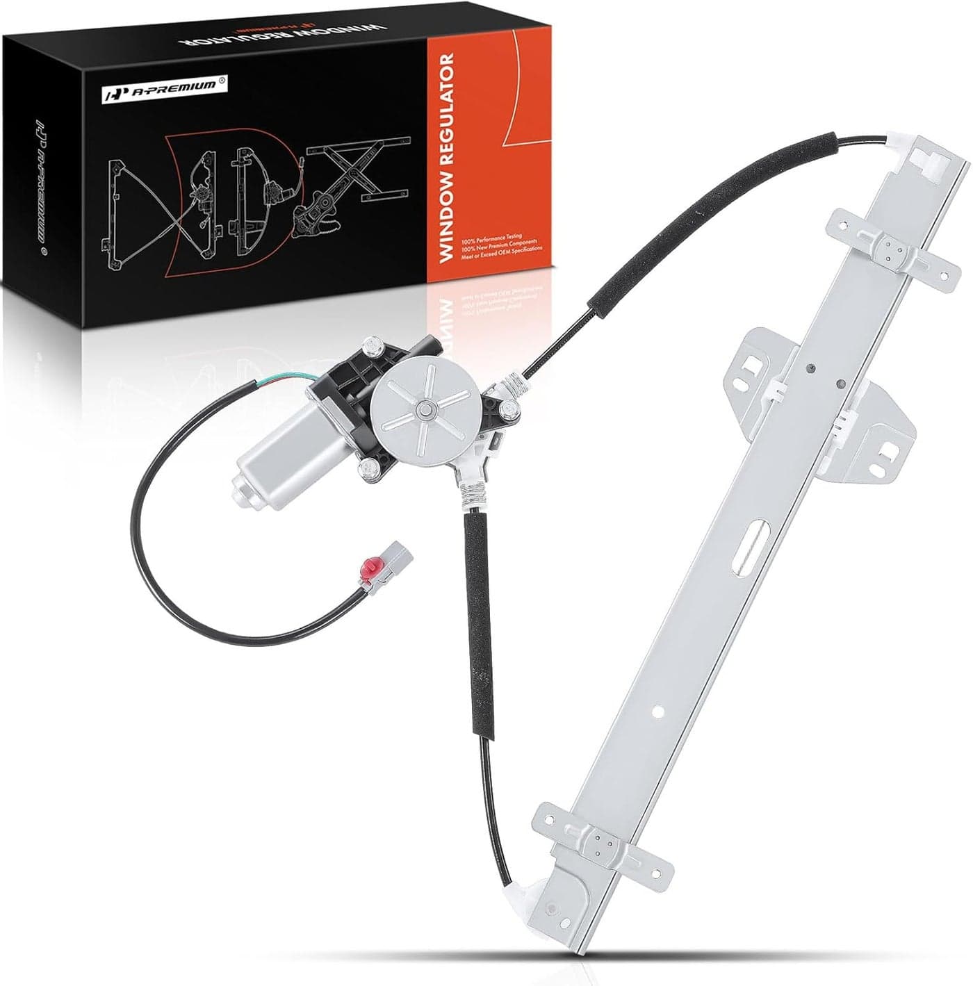 A-Premium Power Window Regulator with Motor for Honda Pilot 2003-2008 Rear Left Driver Side