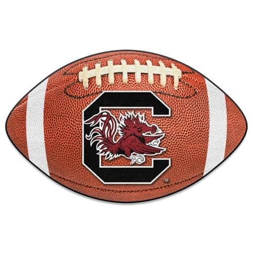 FANMATS 1593 South Carolina Gamecocks Football Rug - 20.5in. x 32.5in. | Sports Fan Home Decor Rug and Tailgating Mat