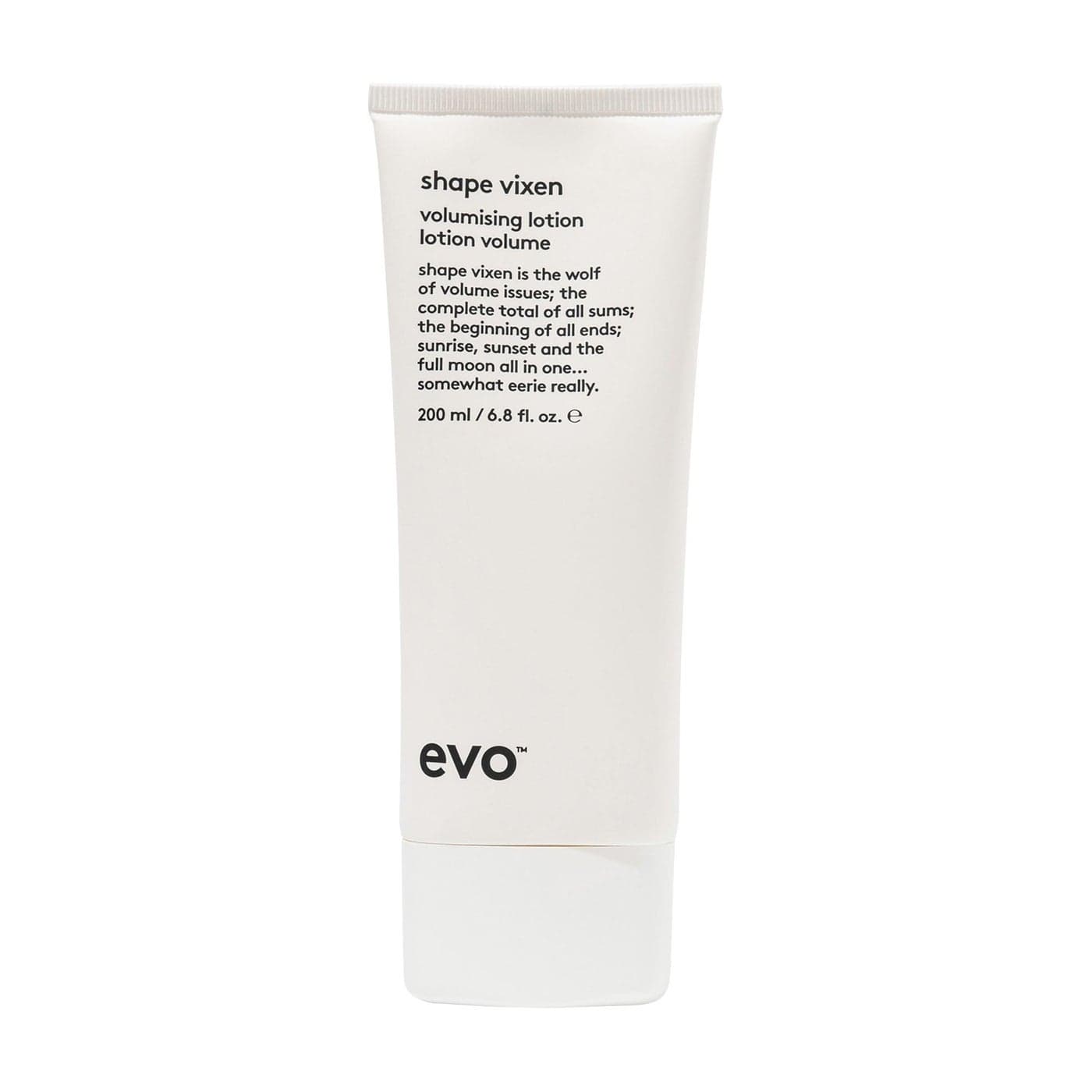 EVO Shape Vixen Volumizing Lotion Professional Hair Styling Blow Dry Texture Mask for Fine Thin Straight Hair 200ml 68floz
