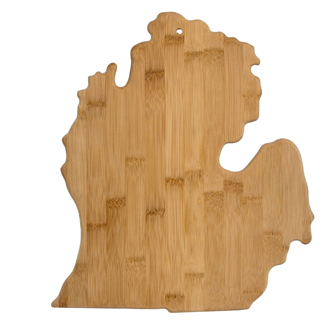 Totally Bamboo Michigan State Shaped Serving Cutting Board Large