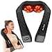 Shiatsu Neck and Back Massager with Heat Neck and Shoulder Massager 4D Deep Tissue Kneading Massage for Leg Full Body Muscle Pain Relief Ergonomic Design Ideal Gifts for Women Men Not Cordless