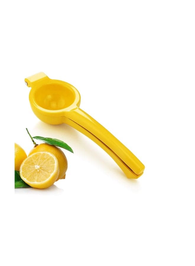 Foodservice Enameled Aluminum Lemon Squeezer Yellow Lime Juicer Citrus Press