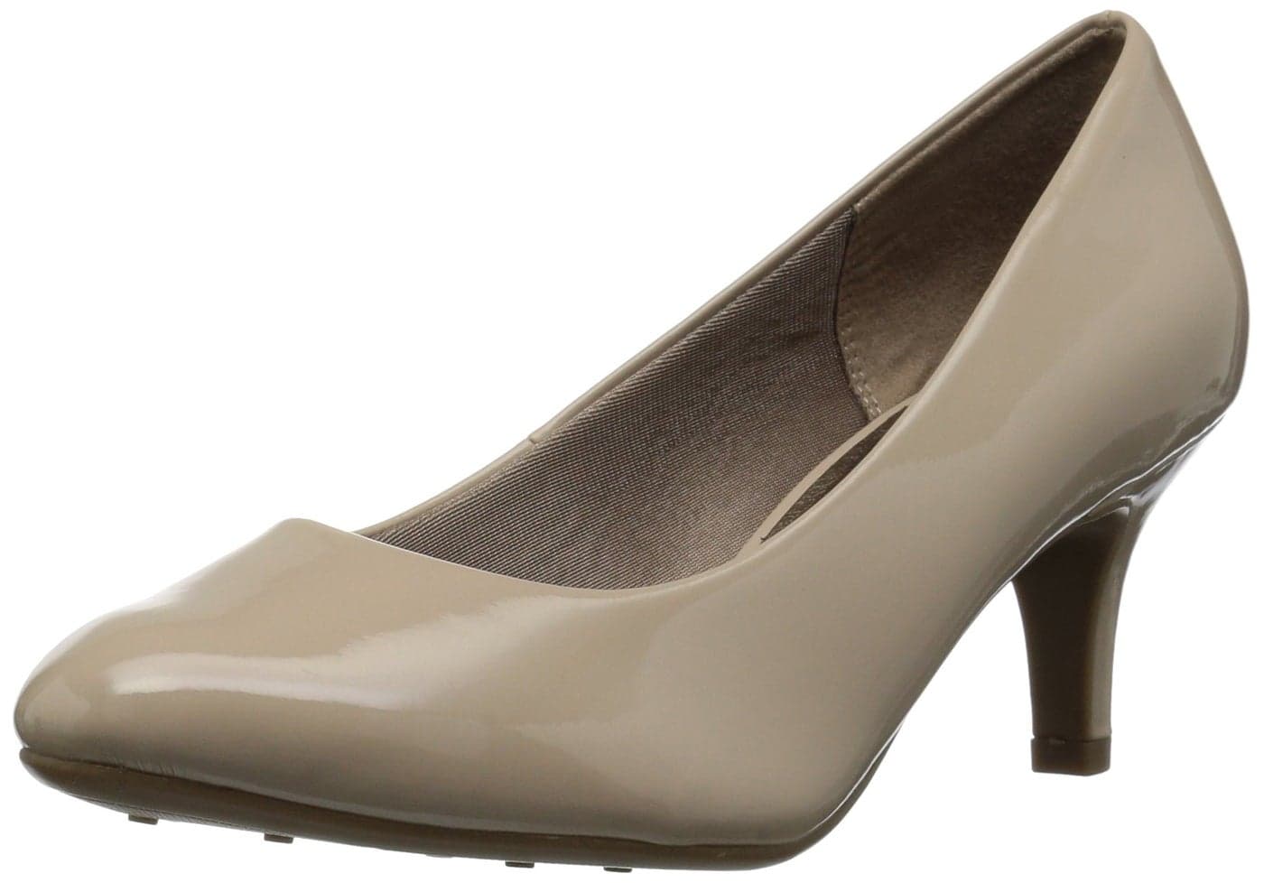 LifeStride Womens Parigi Pumps Tender Taupe Patent 9.5 M