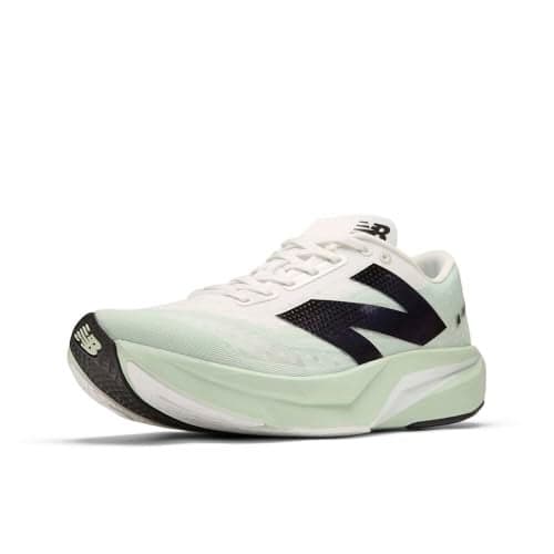 New Balance Men's FuelCell Rebel V4 Running Shoe, Clay Ash/White/Black, 13