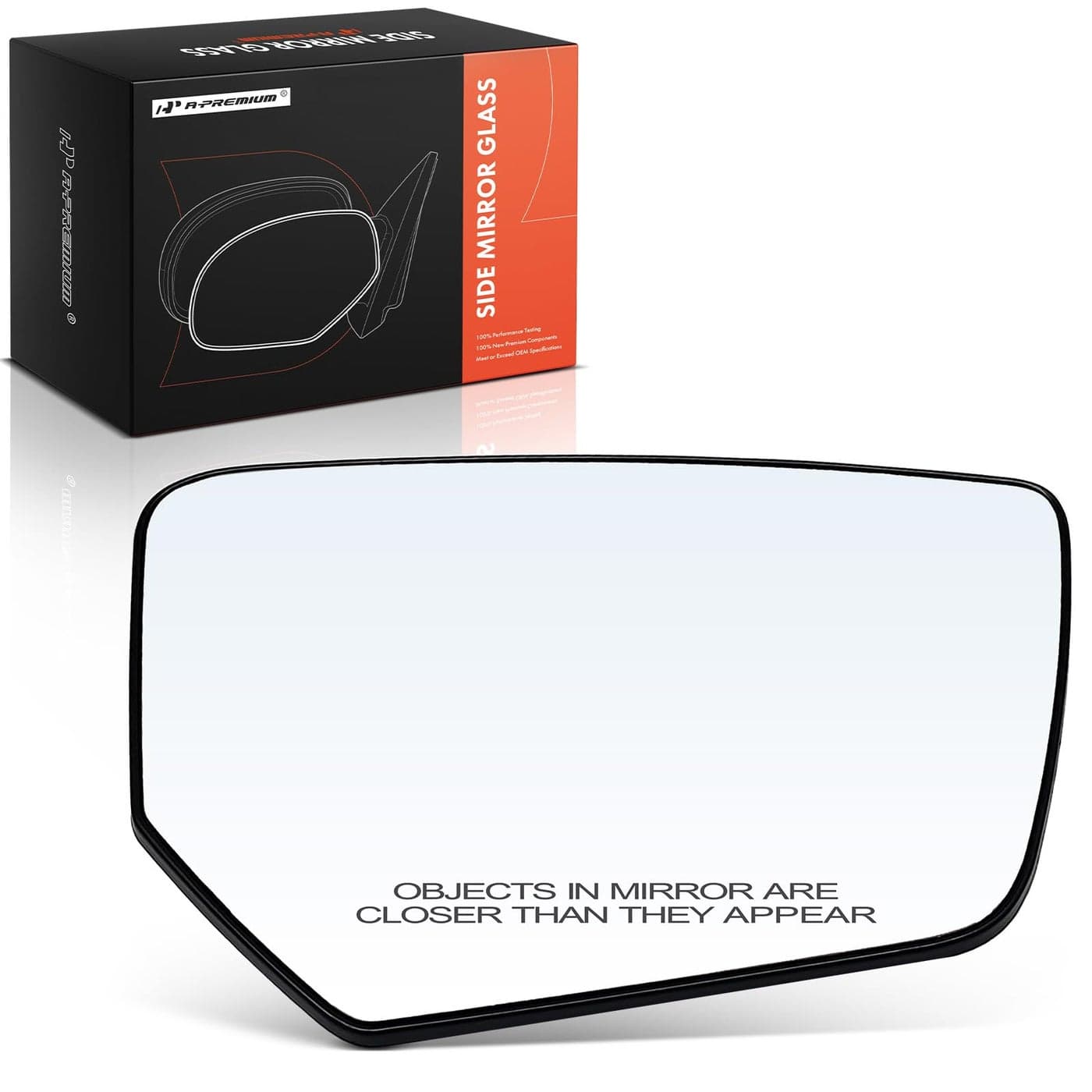 APremium Right Passenger Side NonHeated Mirror Glass with Backing Plate Compatible with Chevrolet Impala 20142019 Exterior Side View Convex Mirror