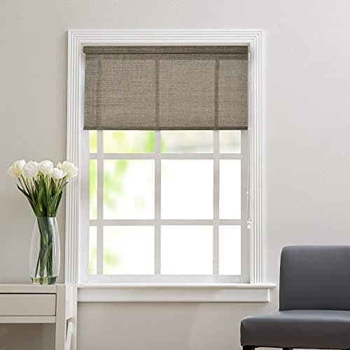 Deco Window 95% Blackout Roller Blinds for Windows | UV Protection, Sun & Glare Reducing Window Blinds for Home & Office | (36” W x 84” H, Beige, Pack of 1)