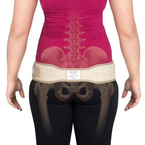 OPTP SILOC SI Joint Belt for Women Sacroiliac Belt Lower Back Support Belts for Men Low Back Pelvic Pain Relief SmallMedium