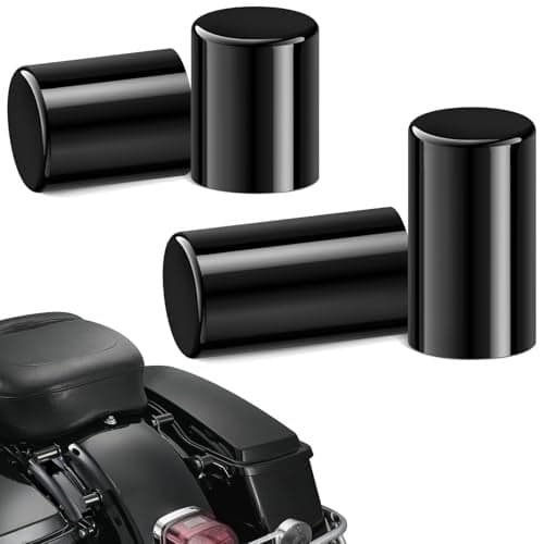 Amazicha Black Docking Hardware Covers Kit Compatible for Harley Davidson Touring Street Glide Electra Glide Road Glide Road King 2009later