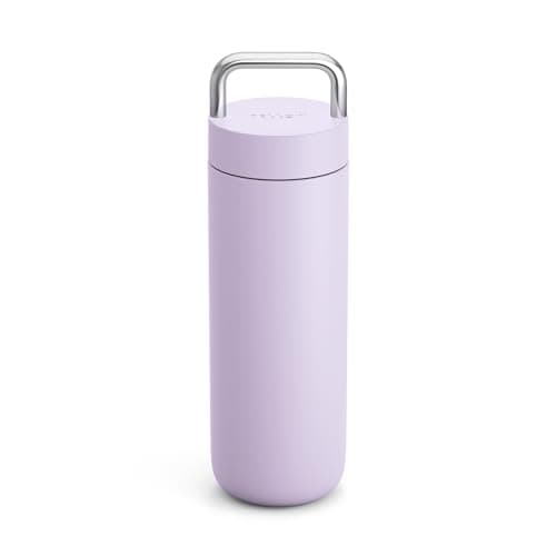 Fellow 20 oz Carter Carry Water Bottle - Leak-Proof Lid, Vacuum Insulated Stainless Steel Tumbler, Keeps Heat for 12 Hours/Stays Cold for 24 Hours, Stainless Steel Handle,Dishwasher Safe,Peri Twinkle