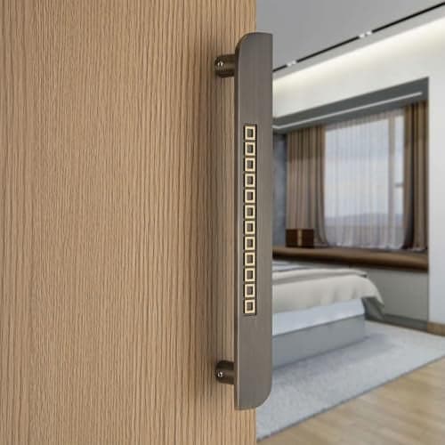 COMPASS 12" Brass Main Door Handle | Door Handles for Main Door | Pull Handles for All The Doors of House | Office | Hotels | PH-235 (Pack of 1, Antique Finish)