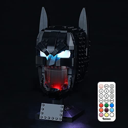 BRIKSMAX Led Lighting Kit for Batman Cowl 76182 Batman CowlCompatible with Lego 76182 Building Blocks ModelNot Include The Lego Set