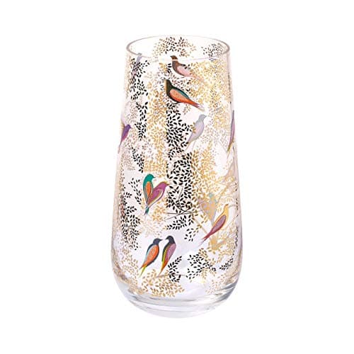 Sara Miller SM79259-XD Portmeirion Medium vase Chelsea Collection Bird in Tree, Porcelain
