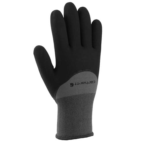Carhartt Women's WA700 Women's Thermal Dip Glove - Small - Gray
