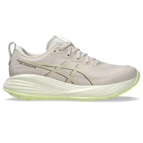 ASICS Women's Gel-Cumulus 27 Running Shoes, 10, Mineral Beige/Huddle Yellow