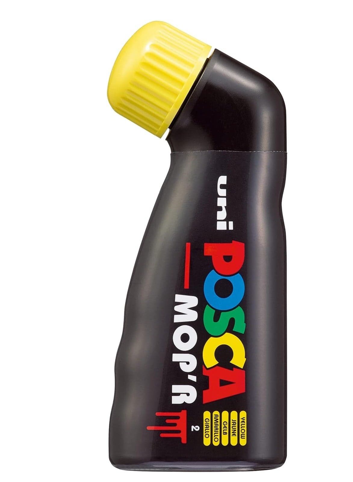 Posca MOP’R PCM-22 Multi Surface Permanent Paint Marker, XXL Round Tip 3-19 mm, Box of 4 Yellow