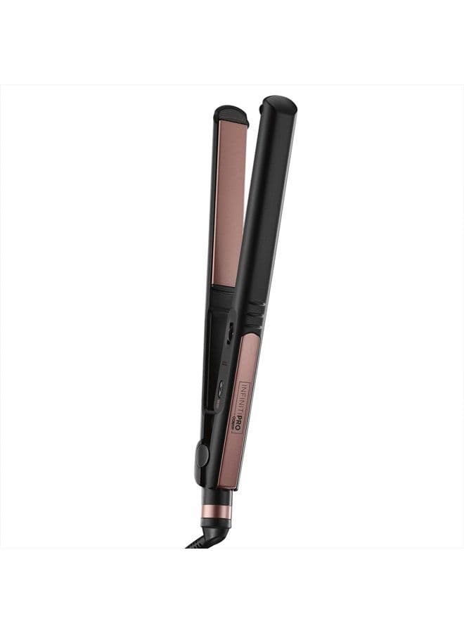 INFINITIPRO BY CONAIR Rose Gold Ceramic Flat Iron, 1-inch