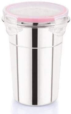 NOBILEA 600 ml Fusion Tumbler Airtight Leak Proof Food Grade Stainless Steel Tumblers for Traveling Tiffin Coffee Tea Beer Milk Lassi Butter Milk Glass Set