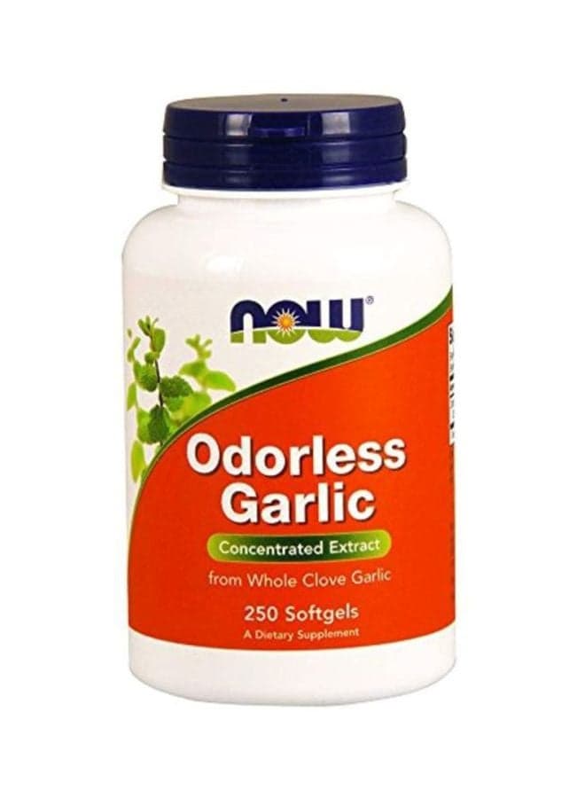 Odorless Garlic Dietary Supplement - 250 Softgels