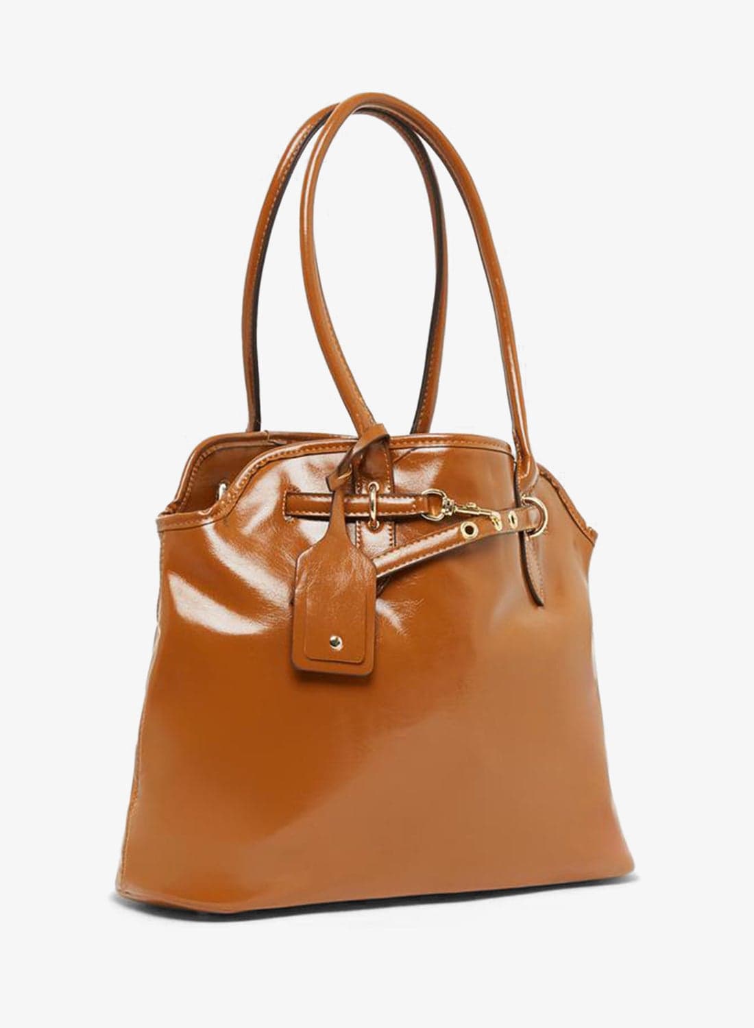 Styli Solid Dual Strap Shoulder Bag