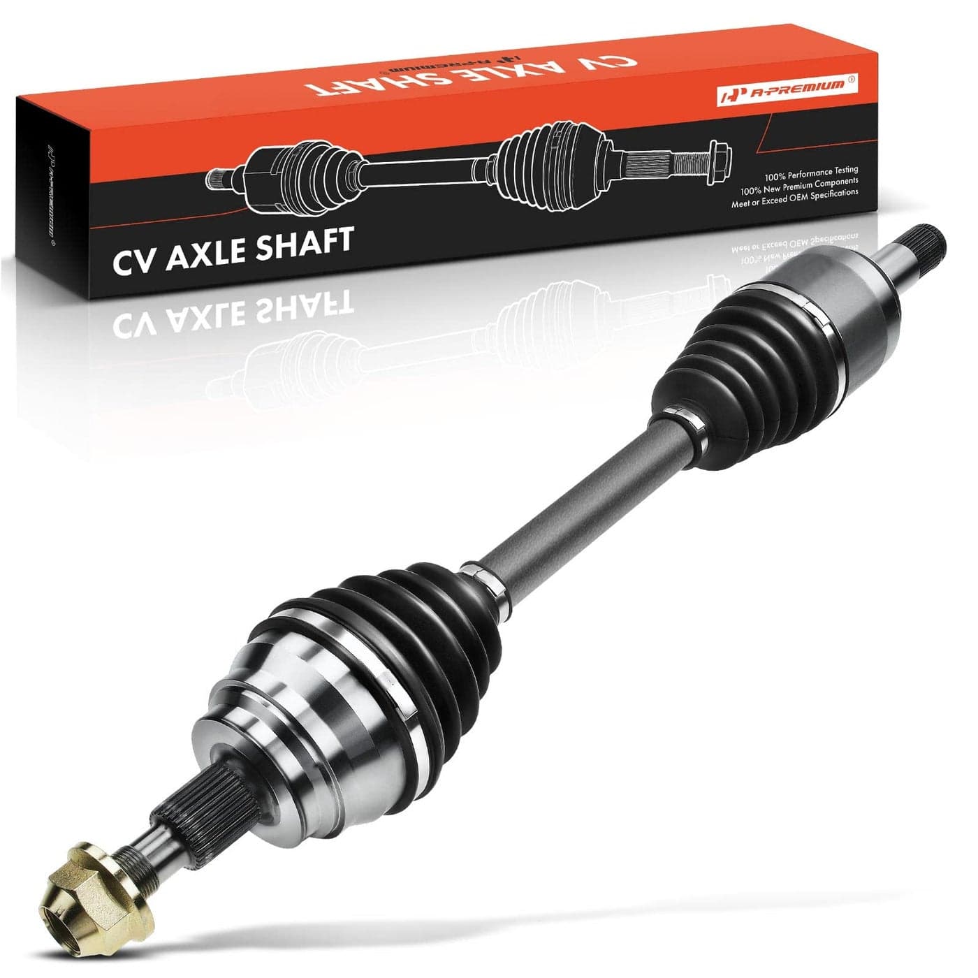 APremium CV Axle Shaft Assembly Compatible with MercedesBenz X164 W164 W166 GL320 GL350 GL450 GL550 ML320 ML350 ML450 ML500 ML550 Front Left Driver Side Replace 1643300801