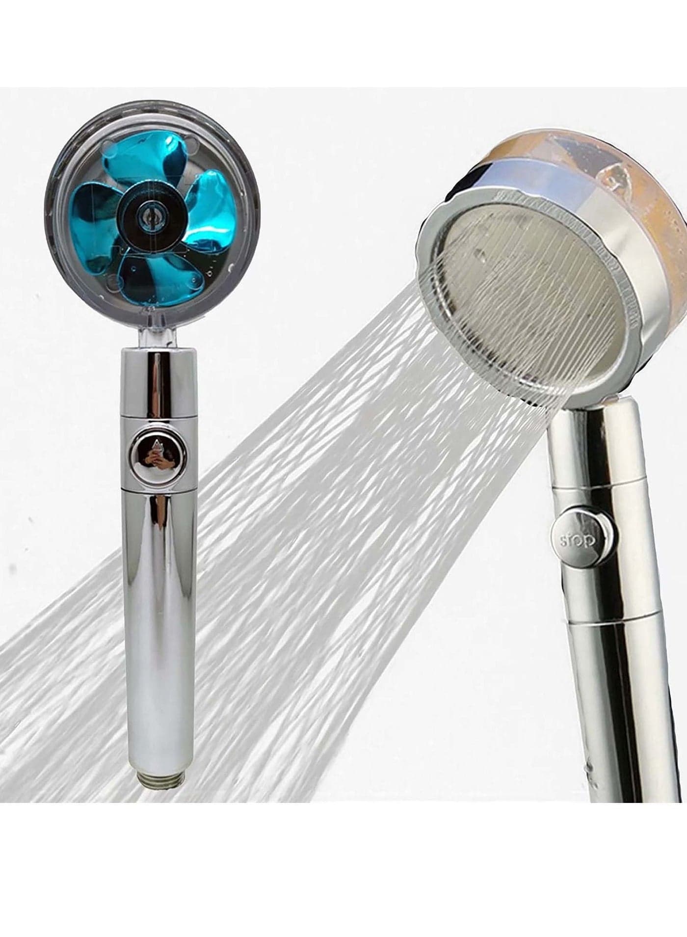 High Pressure Water Saving Shower, Rotating Shower Head