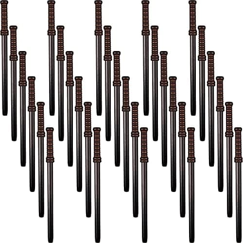 Spakon 30 Pieces Wizard Wand Pencils Wizard Party Supplies Witch Party Decoration Witch Theme Birthday Halloween Goody Bag Filler Favors for Teen School Rewards Back to School Supplies