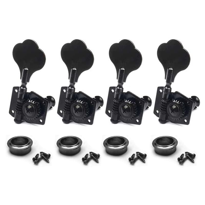 MAXCHEER Guitar Bass Tuners Bass Guitar Tuning Keys,Ratio Headstock Sealed Machine Head Replacement for Electric Jazz Bass or Precision Instruments