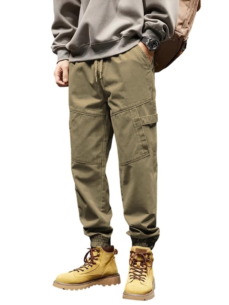 JVX Men Cargo || MenCargo Pants || MenCargo Pants Cotton || Cargos for Men(CARGO-04) (in, Numeric, 30, Khakhi)