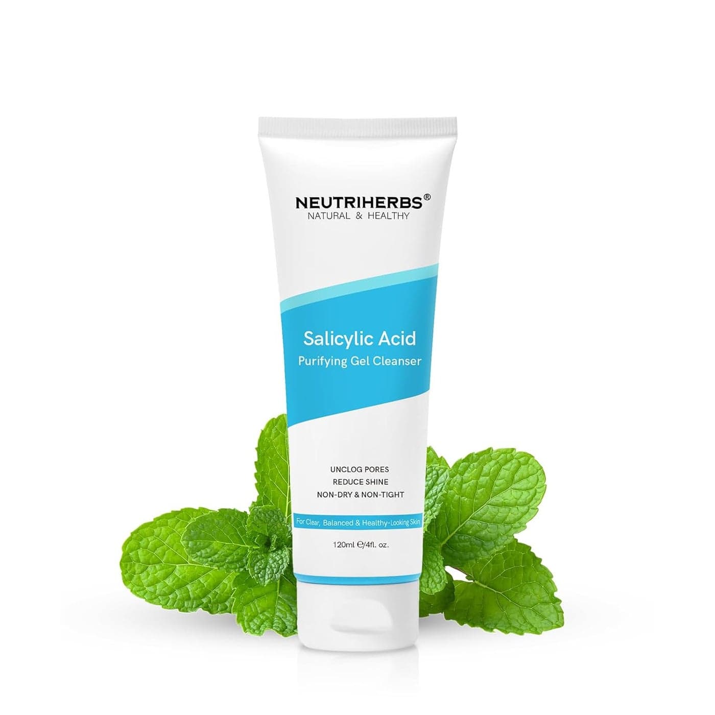 Neutriherbs Salicylic Acid Gel Cleanser Acne Prone Oil Control Face Wash Unclog Pore Remove Blackhead Facial Wash 4oz