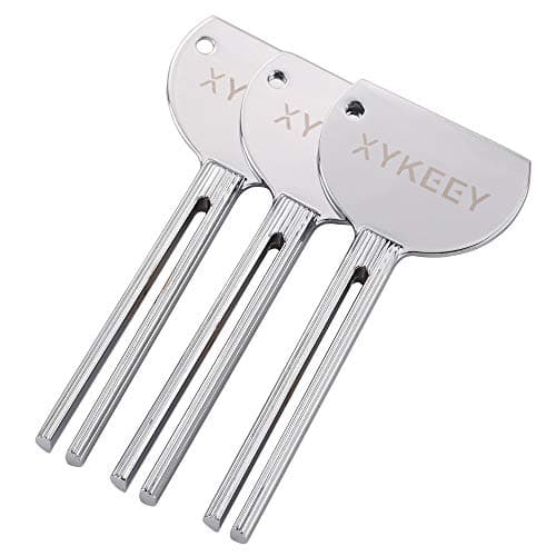 Tube Key Tooth Paste Squeezer – Set of 3 Manual Toothpaste Squeezer, XYKEEY Toothpaste Tube Squeezers