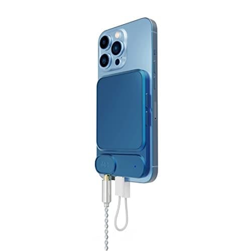 Khadas Tea Portable Headphone Bluetooth Amplifier,HiFi Hi-Res DAC USB Bluetooth 5.0, LDAC/aptX HD, PCM, DSD, MQA 32bit/384KHz ESS ES9281ACPro Qualcomm QCC5125 (Teal Blue)