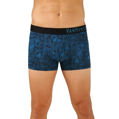 Van Heusen Men Assorted Allover Print Body Defining Fit Ultra Soft Trunk