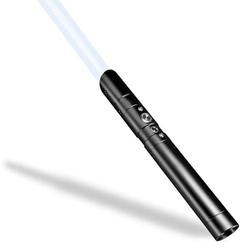 YOFOTHS Lightsaber Rechargeable 7 RGB Color Metal Hilt Dueling LED 38inch Light Saber for Adults Cosplay Accessories with Sound Mode