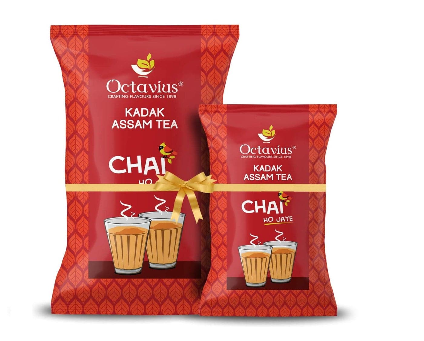 Octavius Kadak Assam CTC 1.25 Kg | Strong Assam Blend | Premium Chai Patti | Rich Colour & Aroma | Loose Leaf Powder | Ideal for Milk Tea | Makes Up To 625 Cups