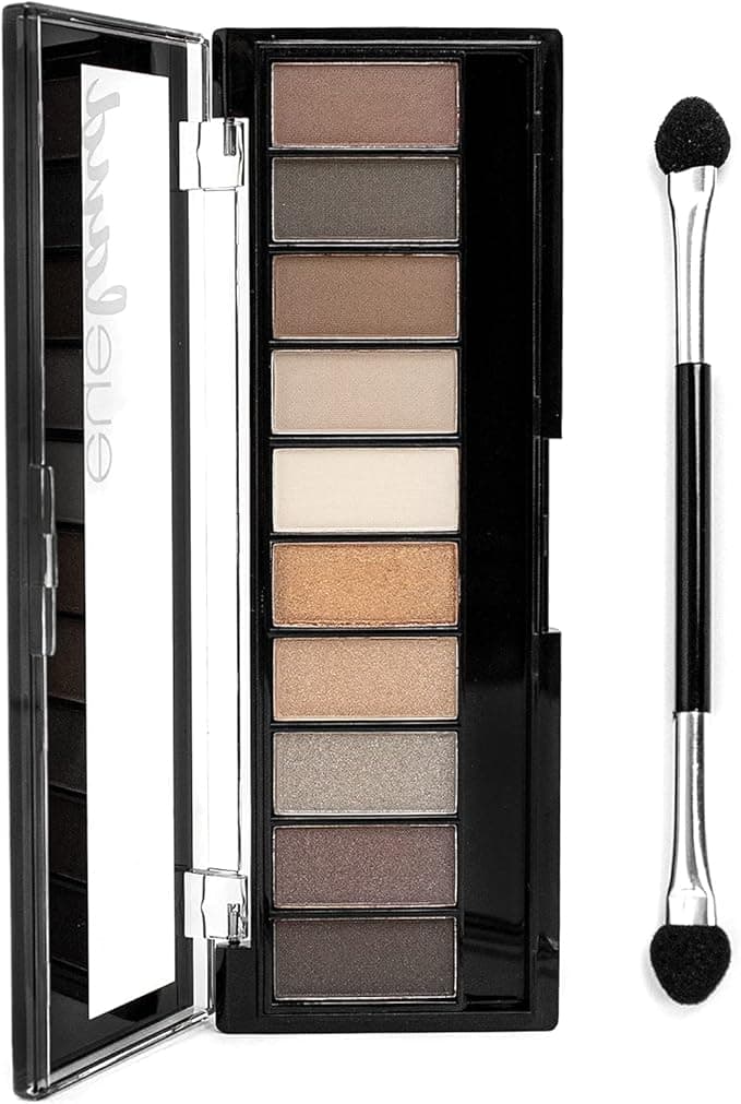 Palladio Eyeland Vibes Escape to the Tropics 10 Count Eyeshadow Palette 5 Curated Palettes Seductive Nudes to Vibrant Hues Complimentary Shades Day and Night Looks Rich Pigment Horizon