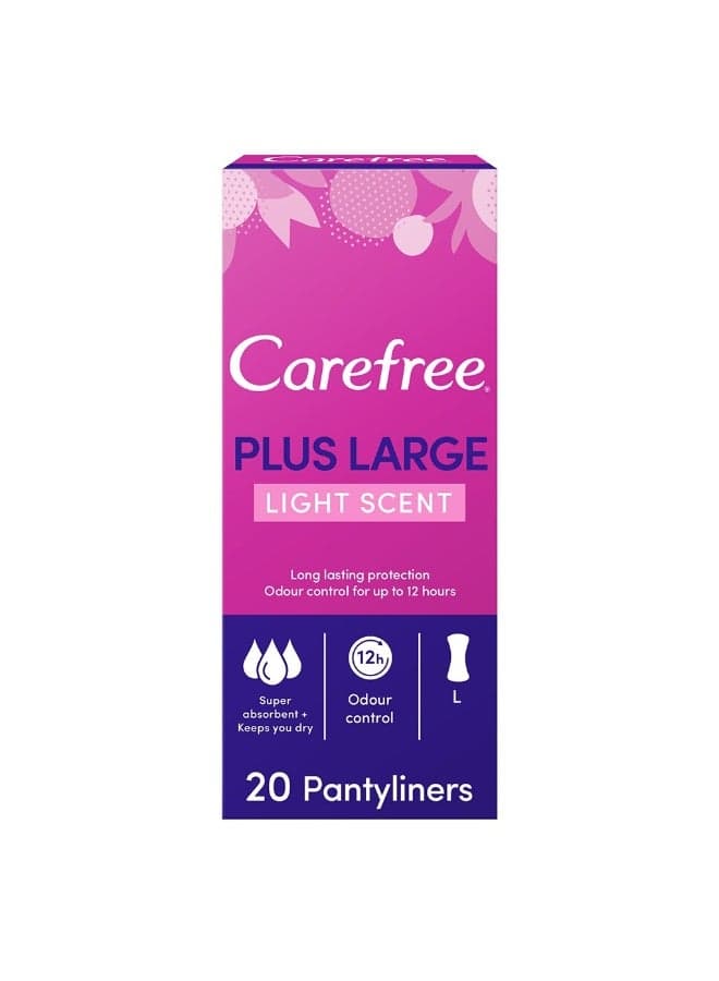 Plus Large Light Scented Panty Liners, Pack Of 20's