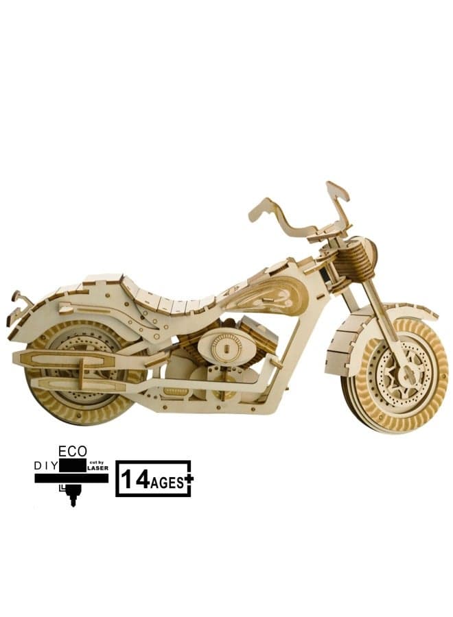Xinlian Direct Lightning Harley 3D Three-dimensional Puzzle Puzzle Board DIY Handmade Boys Toys-Color:XB-G004 Dianba Harley Color Boxed