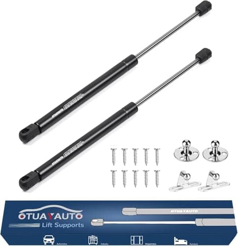 OTUAYAUTO ML33-40 15 inch Gas Strut 200N/45LB, Lift Support C16-23933 Camper Shell Struts Gas Spring Replacement for Leer Snugtop A.R.E Truck Cap Topper Window Canopy Top Box Lid Struts (Pack of 2)