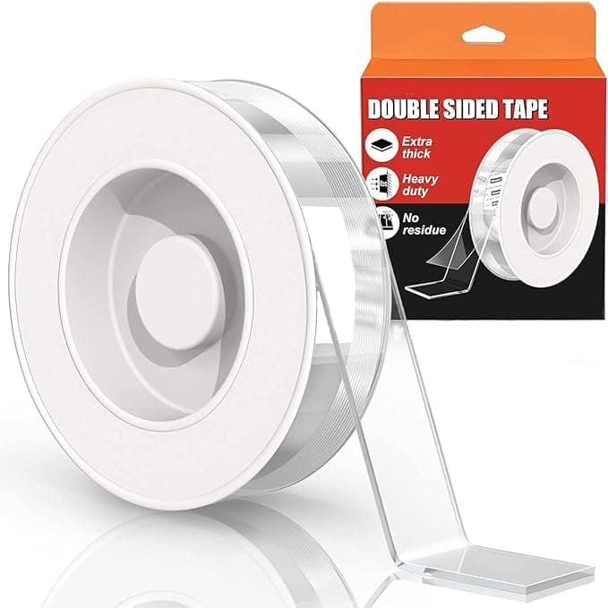 SR Double Sided Tape, 3 Meter Removable and Washable Grip Mounting Tape, for Home Office Car Decoration, Fixing Carpets