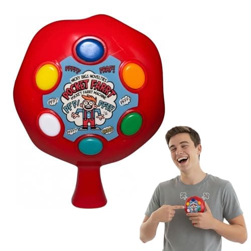 Nicky Bigs Novelties Fart Machine Mini Pocket 6 Hilarious Portable Farts Sounds Noise Maker Amazing Poop Machines Joke Gag Gift Prank Novelty Fits in Pockets
