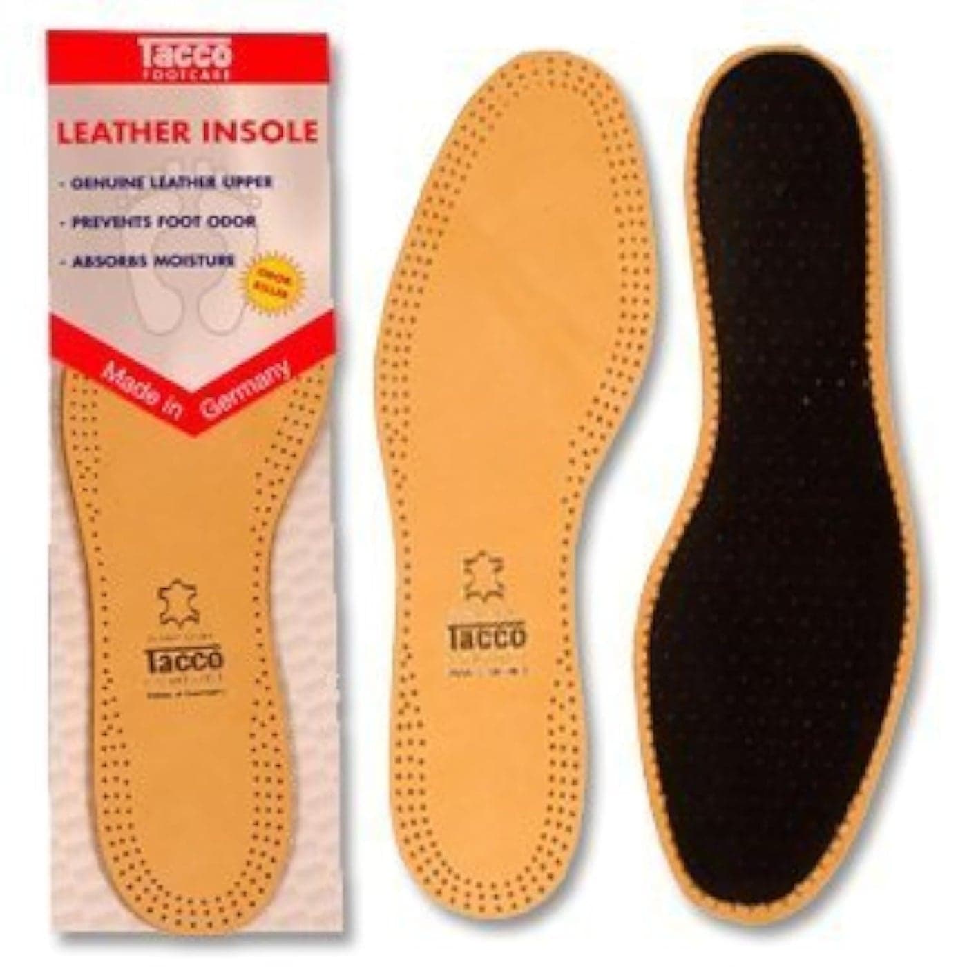 Tacco Leather Insoles Size Womens 8
