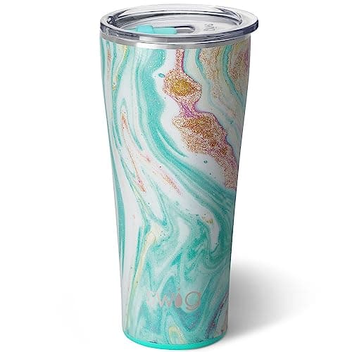 Swig Life 32oz Insulated Tumbler Travel Coffee Tumbler with Lid Cup Holder Friendly Travel Coffee Mug Stainless Steel Thermos with Lid Wanderlust