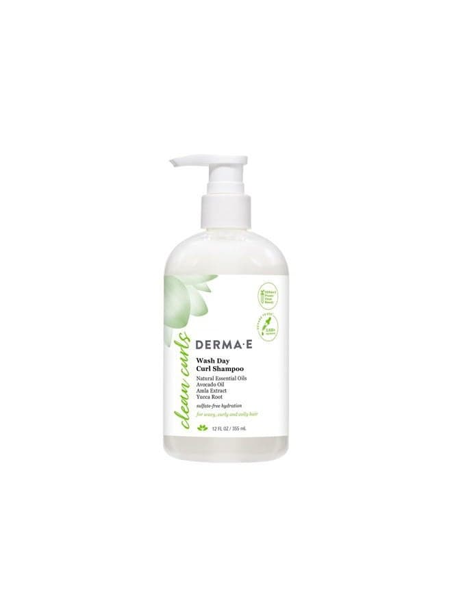 DERMA E Ramos Wash Day Curl Shampoo, 12 oz