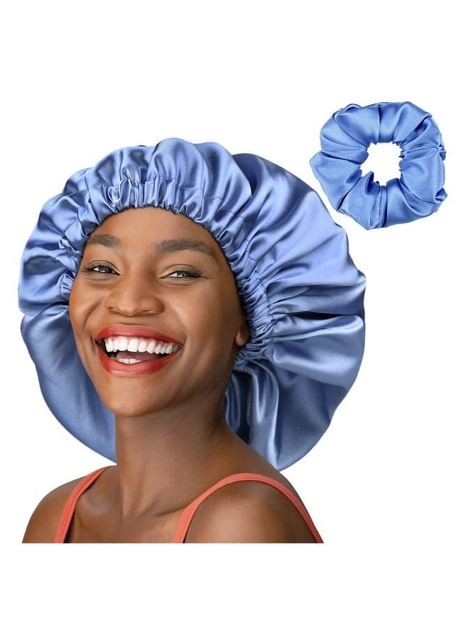 XL Large Bonnet Silk Satin for Braids Hair