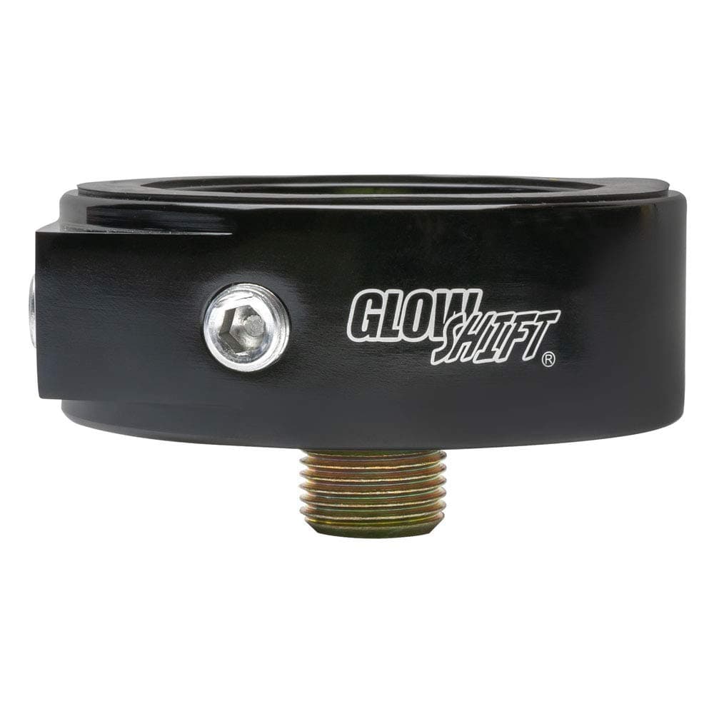GlowShift Oil Filter Sandwich Plate Thread Adapter 20mm x 15 Thread Install up to 4 1827 NPT Oil Pressure Temperature Sensors Includes ORing Port Plugs