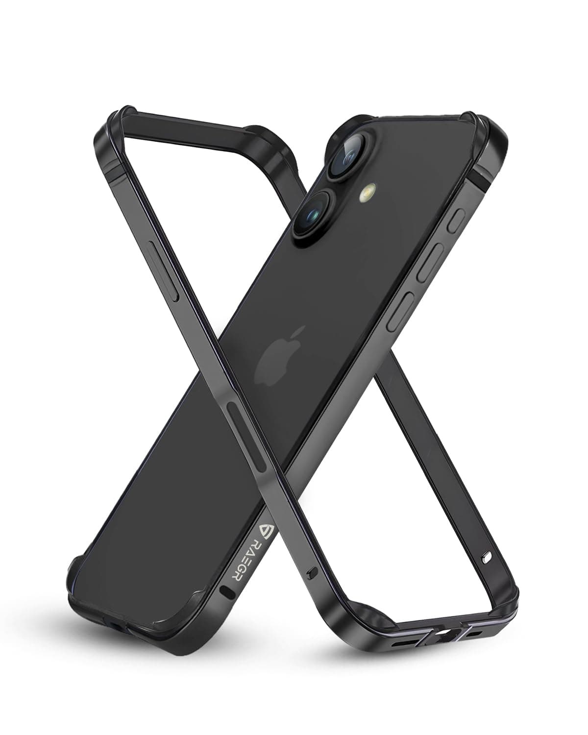 RAEGR Phone Case | Anodized Aluminum Bumper | Supports Mag-Safe Wireless Charging | Edge Armor Protective Minimal Case Compatible with iPhone 16 (6.1-Inch) (2024) - Teal Green RG10570