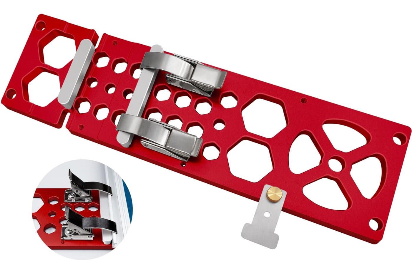 13.4inch Track Saw Guide Rail Square,90° Right Angle Track Saw Square - Compatible with Festool & Makita Guide Rail - Easy-Install Circular Saw Accessories for Precise Cuts(Upgraded)